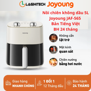 Nồi chiên không dầu 5L Joyoung JAF-565 Công suất 1500W Điều khiển núm xoay - Chính hãng BH 24 tháng