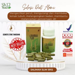 TERLARIS !!! SALIMAH SLIM SR12 / OBAT DIET SEHAT / LANGSING / TURUN BERAT BADAN / HERBAL / BPOM.