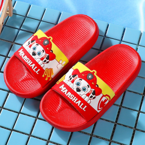 Paw Patrol รองเท้าแตะเด็กฤดูร้อน antiskid เด็กสาวในร่มบ้านเด็กการ์ตูนรองเท้าแตะด้านล่างนุ่ม