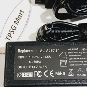 Nguồn Adapter DC 14V - 4A (56W) Đầu kim tròn: 6.5mm x 4.4mm cho LCD
