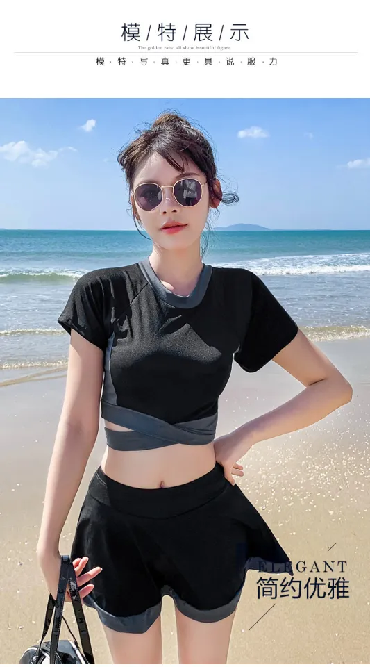 Womens Conservative Two Piece Swimsuits 2022 With Small Chest And Slim Fit  Perfect For Spring And Cute Japanese Style From Jaymesrianna, $19.11