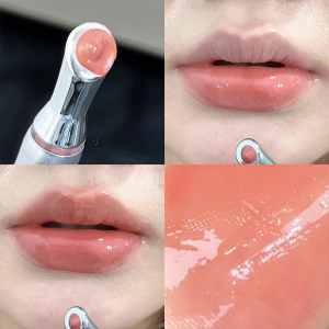 ราคาไม่แพง คริสตัลใส ริมฝีปาก ไม่มีการซีดจาง ลิปกลอส สาระสําคัญ สีนู้ด ลิปกลอส