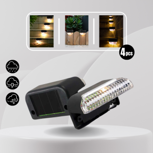 Lampu Taman Hias Solar Sensor Cahaya IP44 Warm White 4 PCS