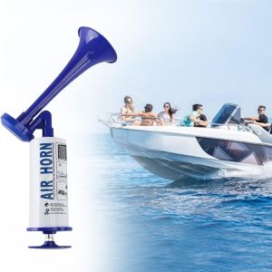 MUQZI Hand Pump Air Pump Horn Handheld Reusable Cheering Air Horn Festival Celebrations Detachable Alarm Marine Signal Football Match