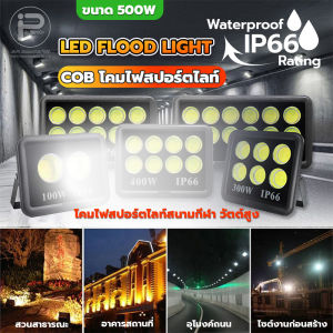 ไฟสนาม COB โคมไฟสปอร์ตไลท์สนามกีฬา วัตต์สูง 500W