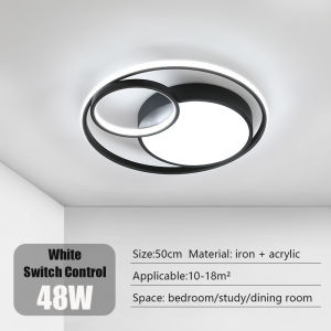 Modern LED Ceiling Lights For Living Room Bedroom Dining Room Dimmable Lamp Indoor Round Ring Light Fixtures