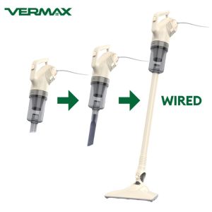 Vermax Vacuum Cleaner for Home 15000Pa Strong 3IN1 Portable Vacuum Handheld Corded Floor Cleaning
