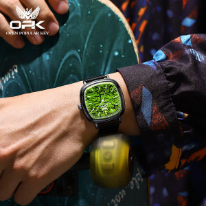 OPK watch for men elegant special design stainless steel strap brand original waterproof import movement simple fashion style
