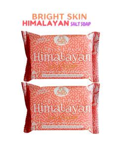 Bright Skin Himalayan Salt Soap 75g Original Blend antibacterial antifungal brightening gentle exfoliating bar soap