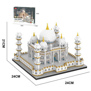 Mainan Balok 4036Pcs Taj Mahal arsitektur dunia Model 3D Susun Edukasi Mainan