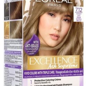 LOreal Loreal Paris Excellence Ash Supreme Hair Dye -   7.12 Honey Ash
