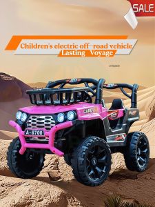 Children Electric Car for kids Jeep Off-road 4 wheel Rechargeable remote control toy childrens ride-on car 1-6 Years