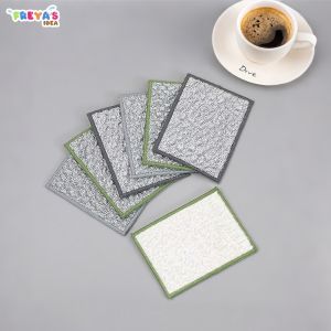 FR-C1327 Kain Lap Dapur 2 Sisi Microfiber Pembersih Lap Gelas Piring Serbaguna / Kain Lap Dapur