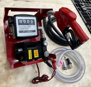 Fullboxset ชุดเติมน้ำมันดีเซล ปั๊มเติมน้ำมัน ครบชุดพร้อมใช้งาน Dc 12v. 550w. มอเตอร์ใหญ่