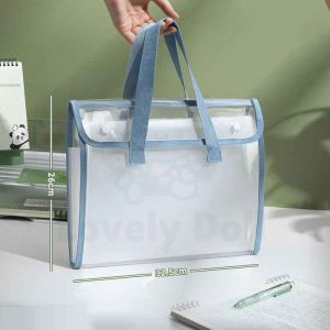 13 Layer Transparent A4 Folder File Pekat  Waterproof Document Organizer School Office Storage​​