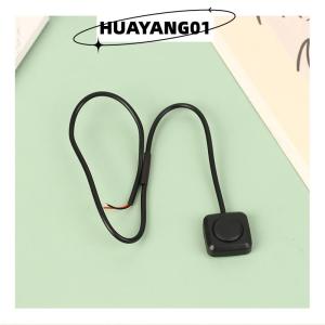 HUAYANG01 [2023 new HOT FASHION] 1Pc Momentary Push Button On Off Switch Black Plastic 12V 24V Car Alarm Button DIY Flashlight Surface Mount Mini Button Switch