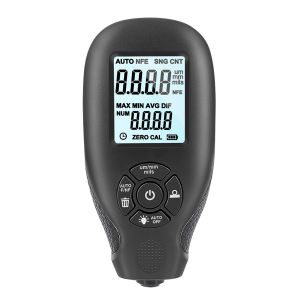 HW-300 Digital Film Thickness Meter Car Paint Coating Thickness Gauge Black
