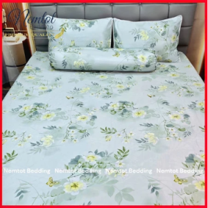 🧧ĐỦ MẪU🧧Bộ Ga Gối Lyocell Than Hoạt Tính Thoáng Mát Kháng Khuẩn Vỏ Gối Ôm Khóa Kéo _Nemtot Bedding