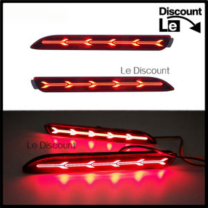 Đèn Phanh Cản Sau DRL LED DC12V 2X Cho Toyota Camry Sienna Wish Đèn Lái Xe Đèn Led gầm cản sau cho xe Toyota Innova Fortuner 2009 đến 2015 3 chế độ