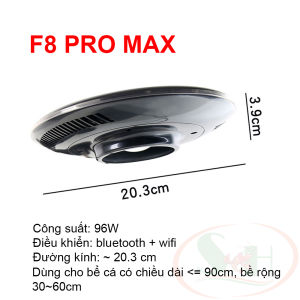 Đèn led rọi UFO Zetlight F8 Pro Max WRGB bể thủy sinh cá tép cảnh biotop store