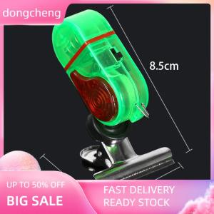 dongcheng 1PC Fish Bite Alarm High Sensitive Fishing Alarm Sound Bell LED Light Indicator Clip-on Fishing Rod Buzzer Fishing Accessories