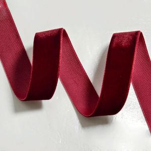 MIRELAE DIY Velvet Ribbon 6/10/15/20/25/40mm 5 Yards Gift Wrapping Ribbon Single-Sided Velour Ribbons Bow Flower Bouquet