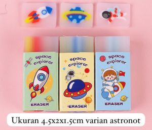 ATK PENGHAPUS GAMBAR LUCU UNIK ISI DINO/ASTRONOT/LAUTAN/KARTUN BISA DIPOTONG PISAH GAMBAR NYA