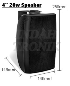 Harpman PA Wall Mount Speaker 4" 20W 5" 30W 6" 40W 2WAY Public Address Speaker 100v Masjid Tokong Hall Cafe Beauty Surau