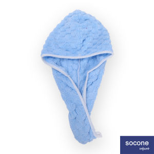 Socone Infant Hair Dry Cap 25X65CM 30x30CM (ROUND) Super Absorbent Quick Dry Bath Towel