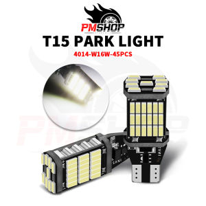 PMShop 2PCS T15 LED Park Light For Motorcycle W16W Automotive Led Bulbs Parking Light 12V Universsal Super Bright Brake Reverse Light DRL Turn Signal Fog Lights Backup Wit Tail Lamp
