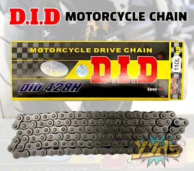 DID CHAIN HEAVY DUTY FOR MOTORCYCLE 428H CHAIN 110L-120L-130L