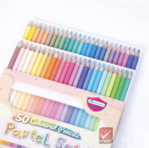 ใหม่! สีไม้ ดินสอสีไม้ สีพาสเทล Master Art   Pastel Set Master art สีคุณภาพดี โทนสีน่ารัก มีขายยกเซ็ต ราคาดีมาก