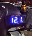 Voltmeter Aki Biru Motor Universal Volt Meter Aki Pengukur Aki Semua Jenis Motor - ANTI AIR. 