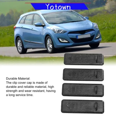 Yotown Kẹp nóc xe ô tô Kẹp định hình giá đỡ đường ray hàng đầu cho I20 I30 2014 trở đi và 2012-2017