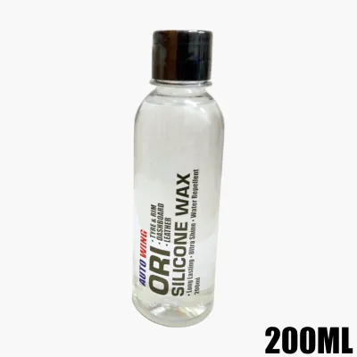 AutoWing Car Tayar Tire Silicone Wax (200ML/250ML) Tire Shine Polish Wax Long Lasting Car Dashboard Door Panel Bumper Rubber Cover Car Care Kit