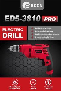 Promo Termurah Mesin bor listrik 10mm Electric drill Bolak balik Edon ED5-3810