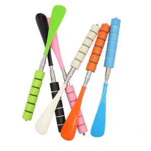 Extendable Metal Shoe Helper Tool Adjustable Length 28-70cm Long Shoe Horn Shoe Lifter for Elderly Pregnancy Support