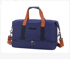 SPS BAGS#2833 Fashionable travel bag multi-functional duffle bag designed for travel sports and gym use Includes a separate independent compartment at the bottom to keep footwear separate from clean clothes.