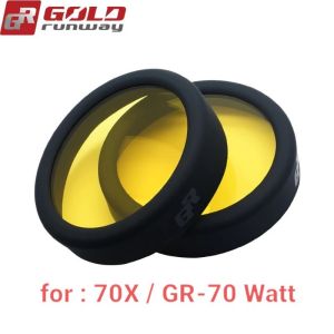 Penutup Lensa kabut Slip On for Gold Runway 70W GR-70X lensa Kuning