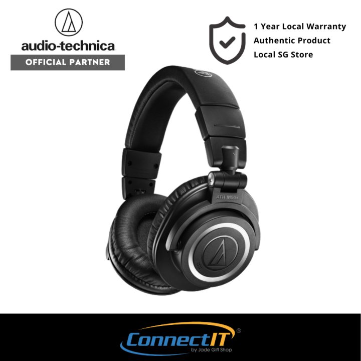 Audio Technica ATHM50XBT2 Bluetooth Wireless Headphones , Long