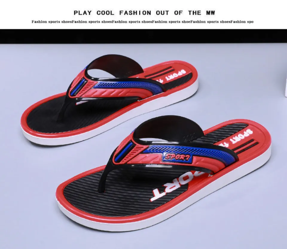 mens rubber flip flops korean trending shoes islander sleepers