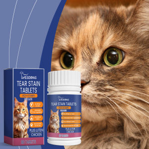 YEGBONG Pet Tear Stain Removal Universal Eye Cleaning for dogs and cats Eye Poop removal nutritional supplement Pet nutrition supplement for cats with Tear Stain Removal Tablets for cats to moisturize their eyes