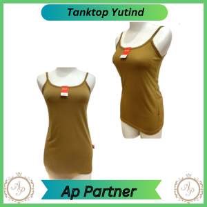 3 Pcs Tanktop Tengtop Wanita Dewasa Yutind Tali Besar | Tali Kecil | Singlet Perempuan Dewasa Polos
