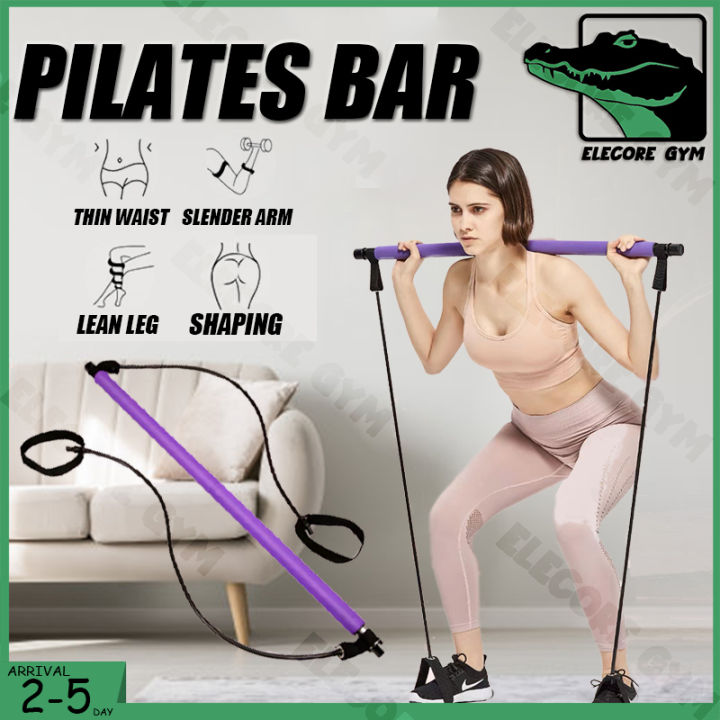 Pilates Bar Portable Bodybuilding Yoga Stick Exercise Equipment For Home  Workout Sit-Up with Total Body Gym Stick Lazada PH