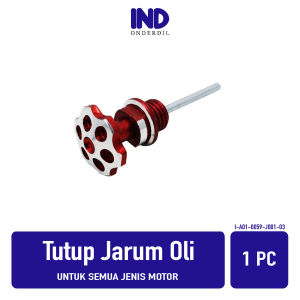 Tutup Jarum Oli Untuk Semua Jenis Motor Universal Penutup CNC Variasi Jamur Flower Mesin Model Kembang Silver Hitam Emas Hitam Merah Biru Pink Ungu