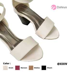LILY SHOES - Marlow Sendal Big Heel Pumps /  Hak Tahu Wanita Trendy Murah Real Pict Berkualitas Simple By Dalleya