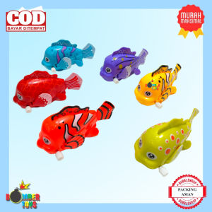 Mainan Bayi Fish Ikan Nemo Kartun Putar Jalan Wind Up Karakter Edukasi