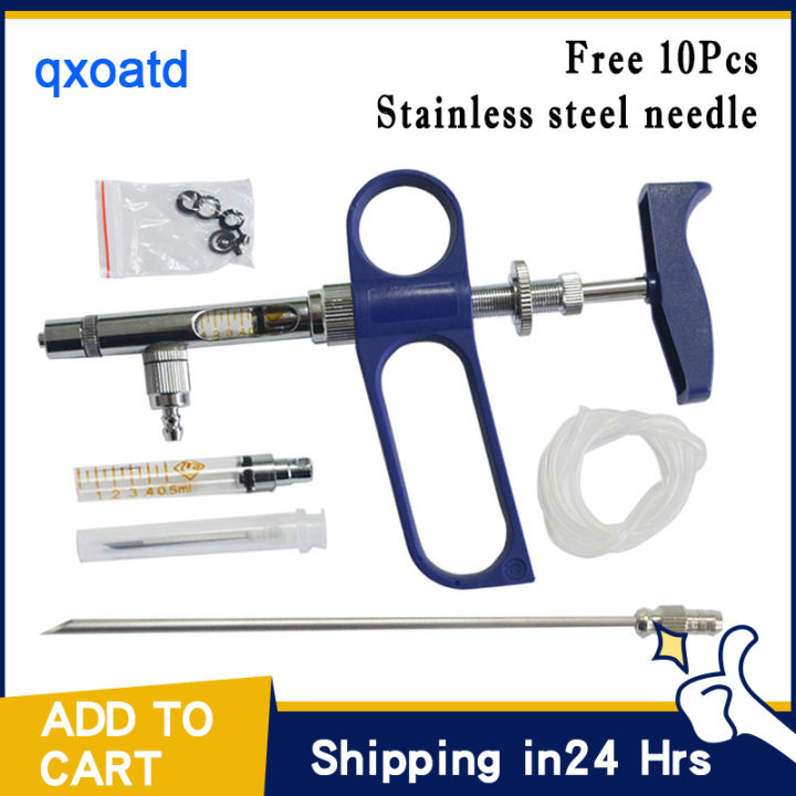 1 Set 0.5ML/1ML/2ML Veterinary Continuous Injector Device Automatic ...