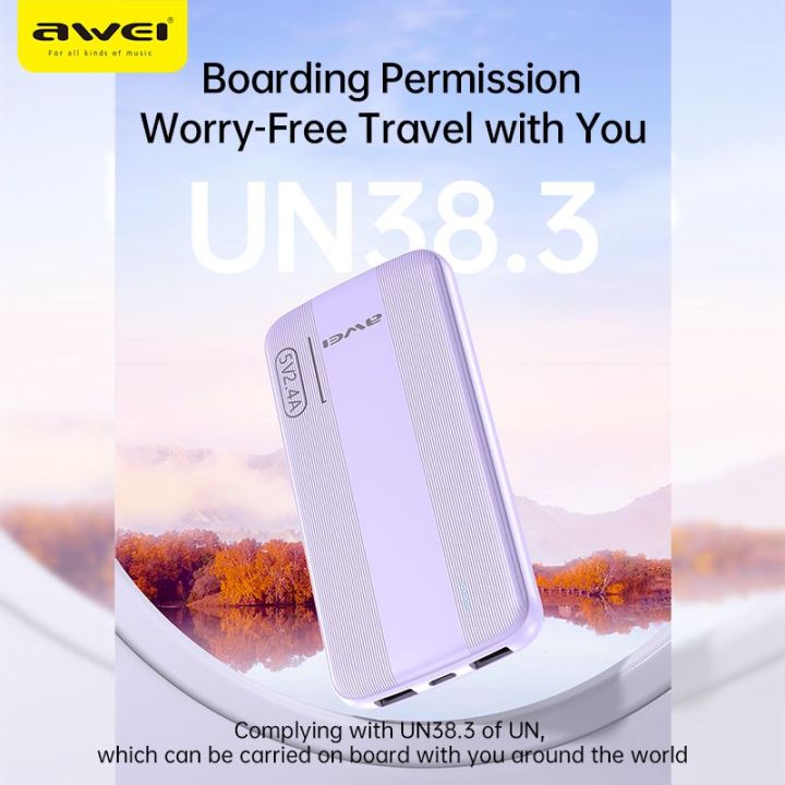 CCC%20Awei%20P53K%20High-capacity%20power%20bank%2010000mah%20compact%20ultra-thin%20ultra-light%20power%20bank%202%20charging%20ports%20in%202%20charging%20port%20good%20quality%20high-end%20battery%20core%20included%203C%20Battery%20Can%20be%20taken%20on%20the%20plane%20-%20Image%206