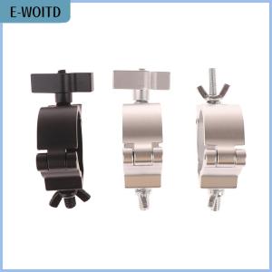 【E-WOITD】 Aluminum Clamp Truss Lighting Holder Hooks Stage Lighting O Claws 48-51mm Pipe Clamp Hook Mobile DJ Moving Head Spotlight